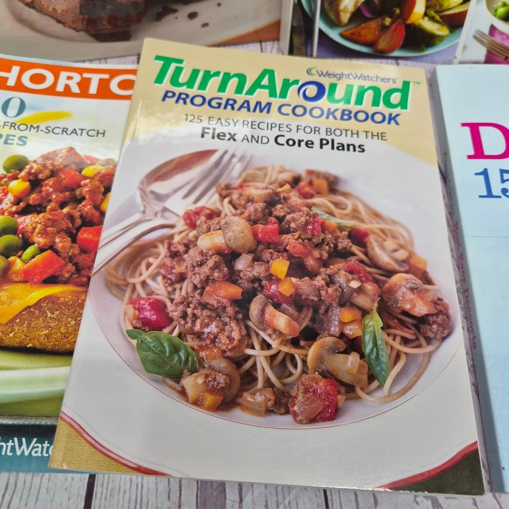 Weight Watchers Cookbooks Lot of 7~ Points Annual Recipes Desserts
